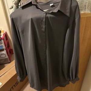 Silk ice/ chiffon shirt